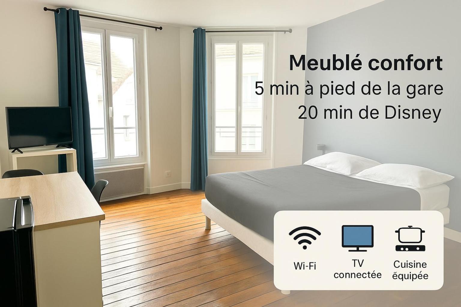 Appartement Maciet 2- Centre Ville Meaux-Gare-Disney Buitenkant foto